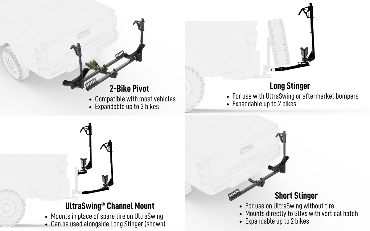 RambleRack™ Heavy Duty Hitch Bike Rack | RiGd Supply