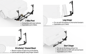 RambleRack™ Heavy Duty Hitch Bike Rack | RiGd Supply